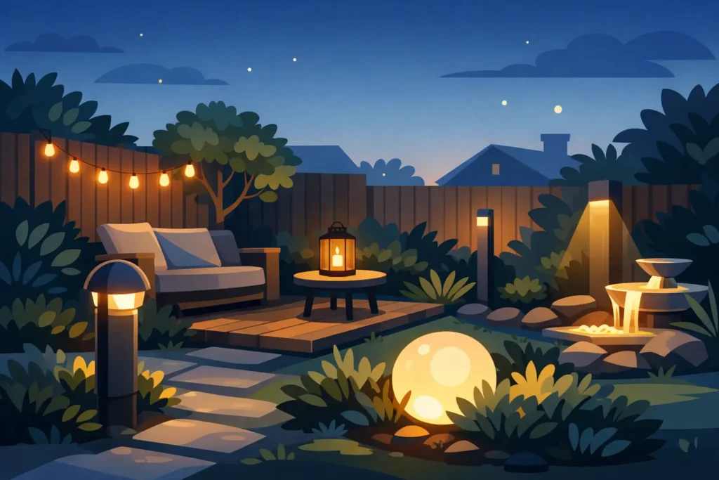 Beste verlichting voor kleine tuin kiezen
