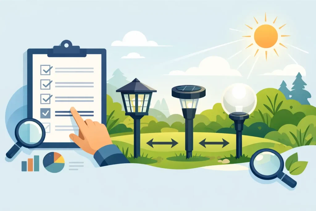 Solar tuinlampen vergelijken in 7 stappen