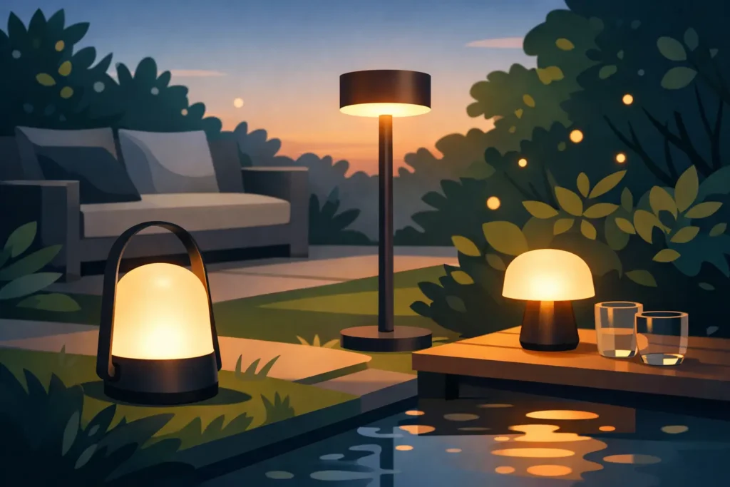 Tuinlamp zonder snoer voor sfeer en gemak