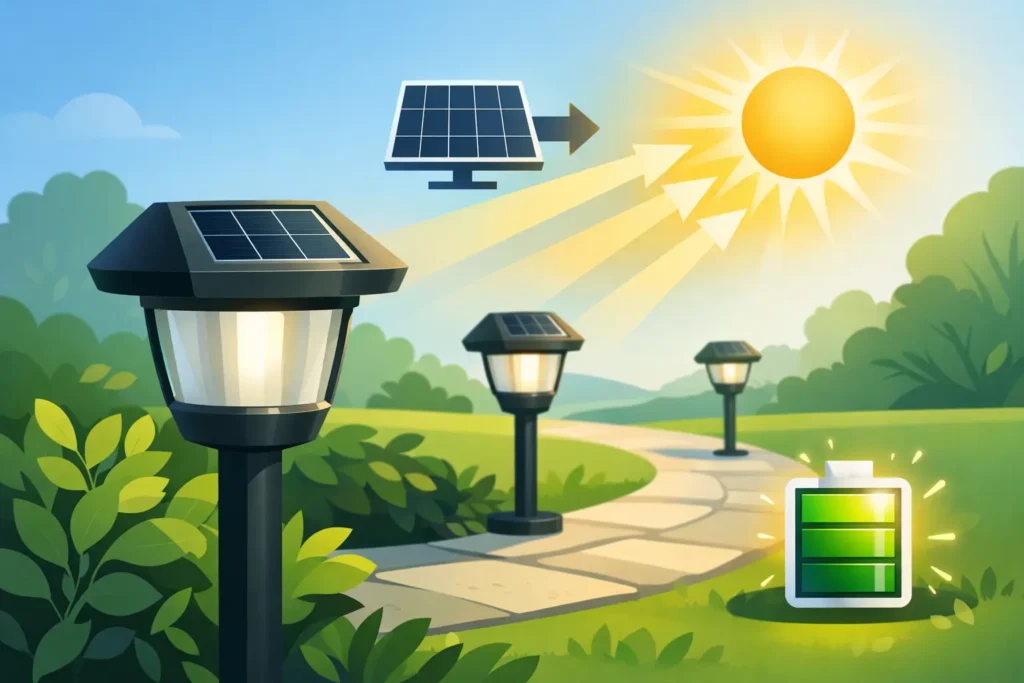 Solar lamp tuin opladen? Zo werkt het beter
