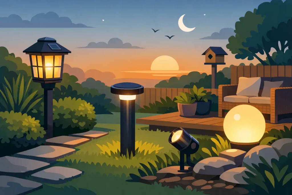 Welke solar lamp past bij jouw tuin?