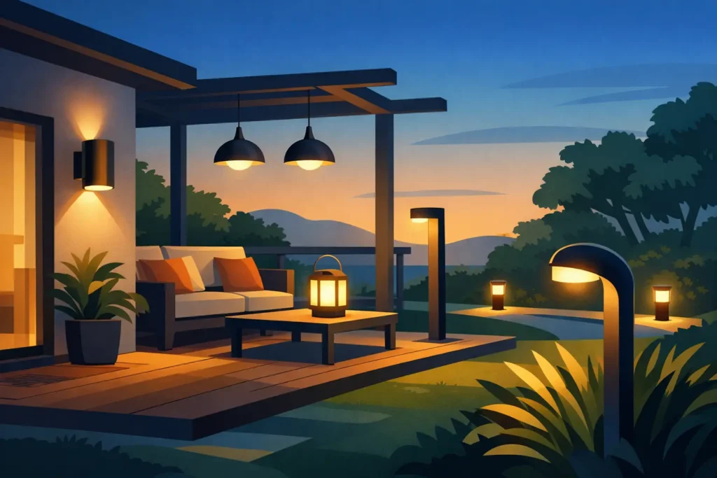Mooiste buitenlampen voor terras slim kiezen