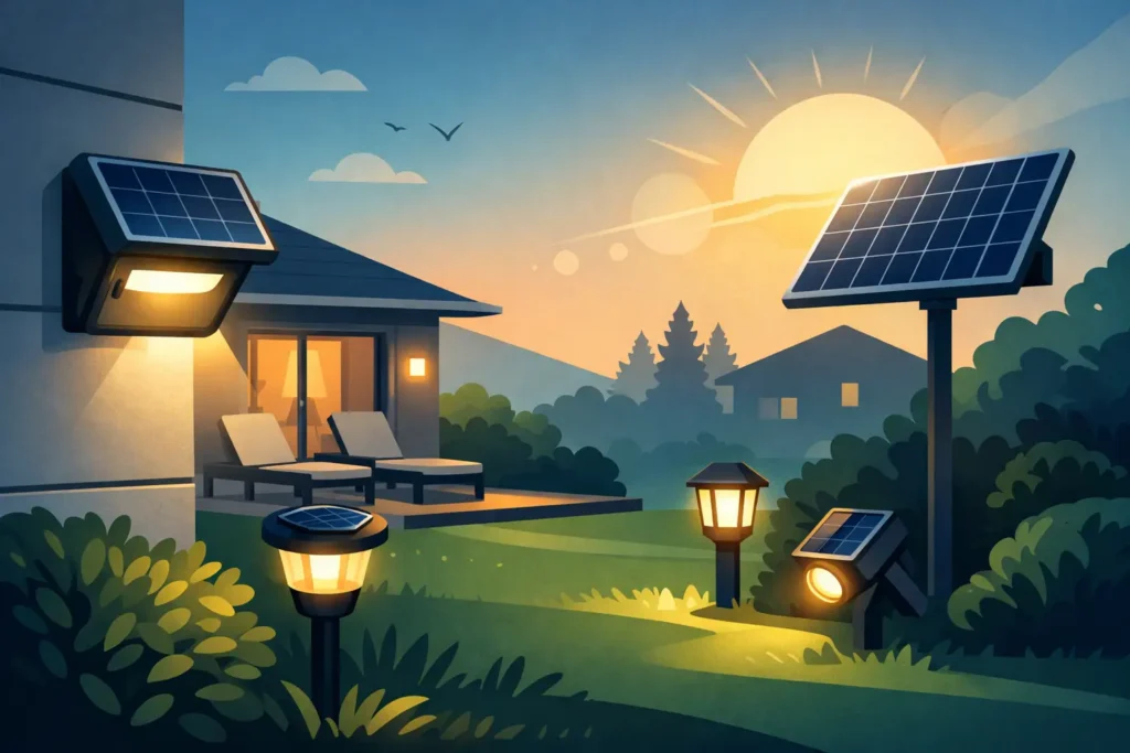 Waarom kiezen voor solar buitenlampen thuis?