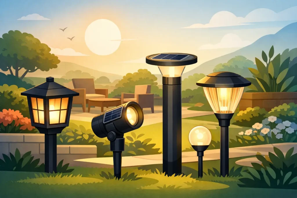 Solar buitenlampen vergelijken voor je tuin